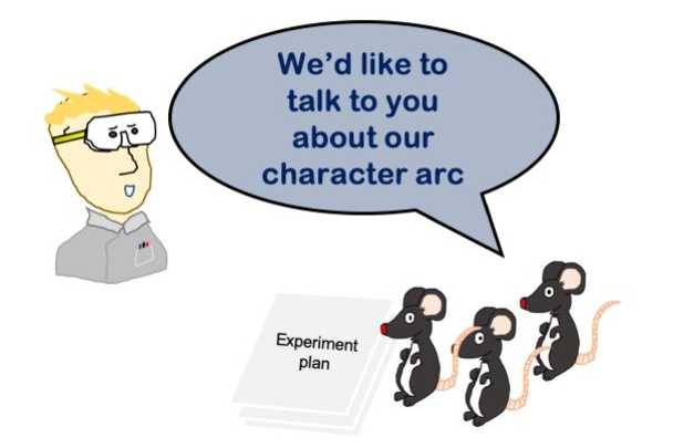 Cartoon character arc mice